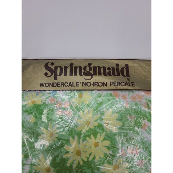 Vintage Springmaid Twin Fitted Sheet Michelle New in Package Old Stock - Picture 4 of 7